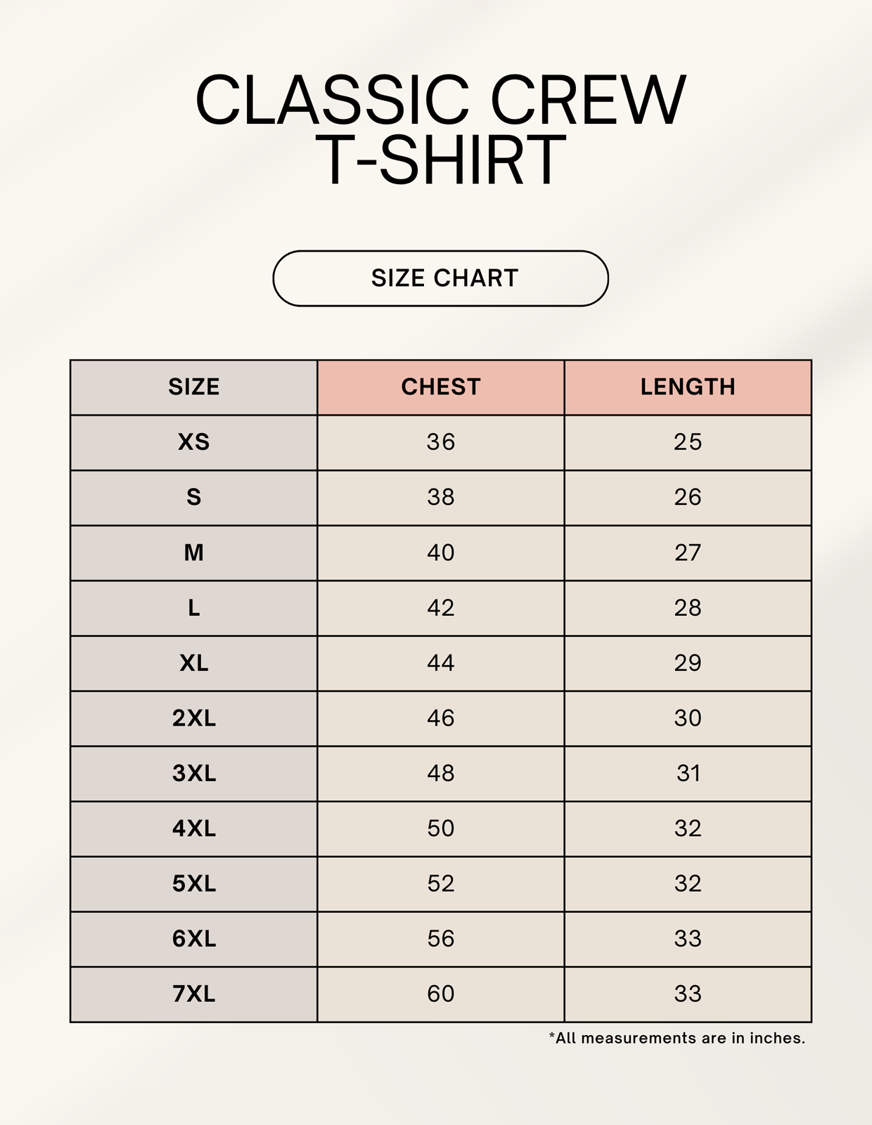 Men's - Classic Crew Tee