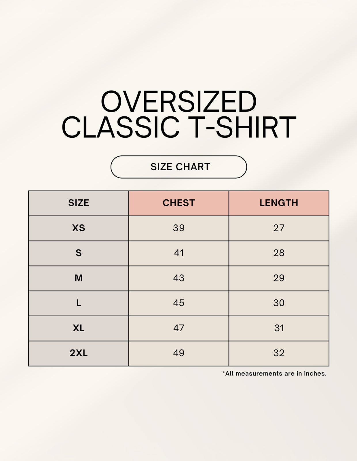 Men's - Oversized Tee